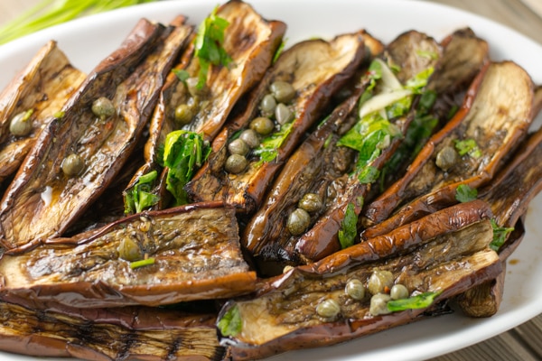 Grilled Eggplant Salad