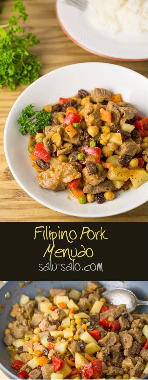 Pork Menudo (Filipino Style Pork Menudo) - Salu Salo Recipes