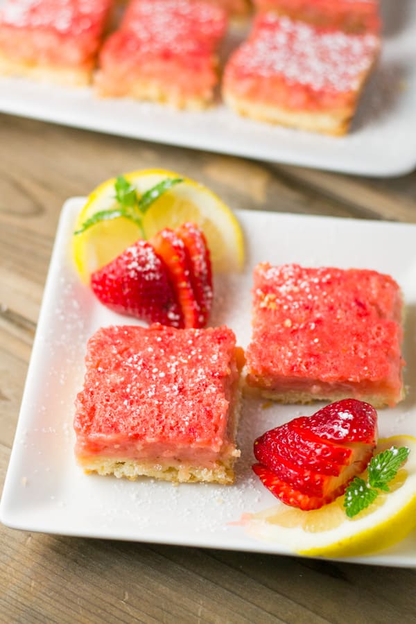 Strawberry Lemonade Bars