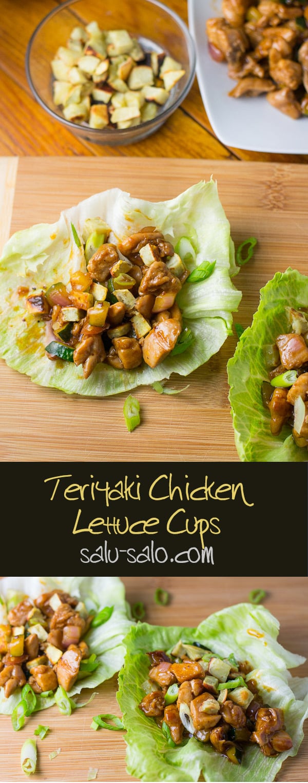 Teriyaki Chicken Lettuce Cups