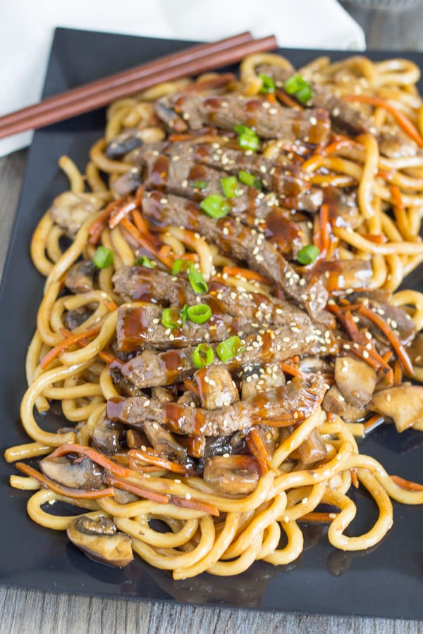 Beef Teriyaki Udon