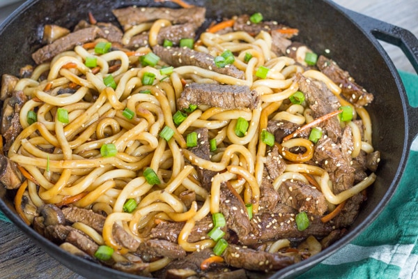 Beef Teriyaki Udon