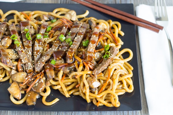 Beef Teriyaki Udon