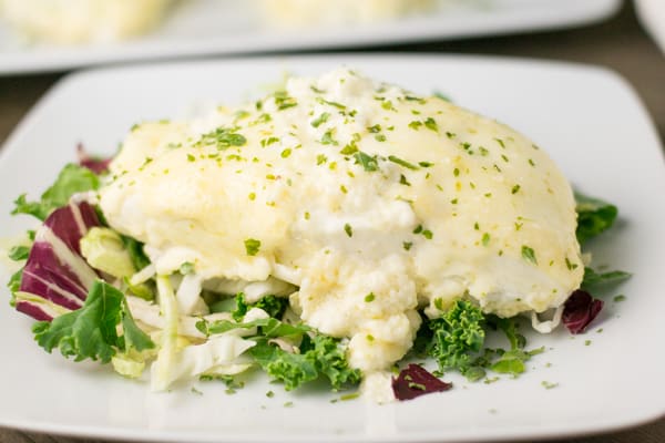 Halibut with Lime Garlic Sauce