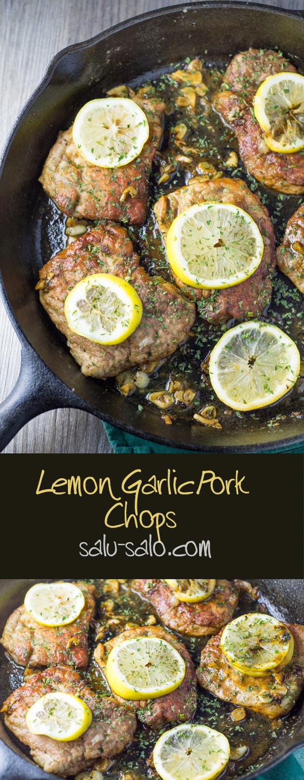 Lemon Garlic Pork Chops