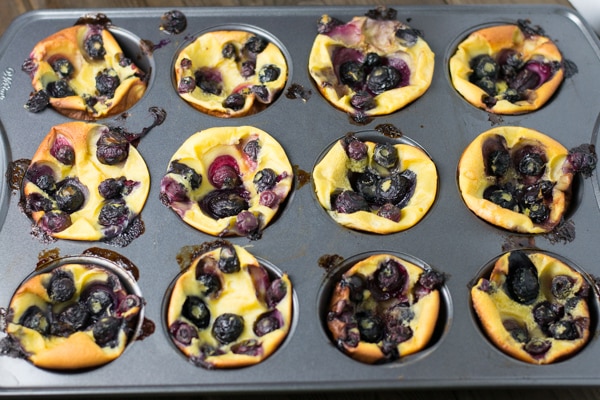 Mini Blueberry Dutch Babies