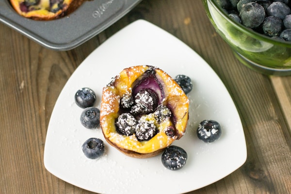 Mini Blueberry Dutch Babies