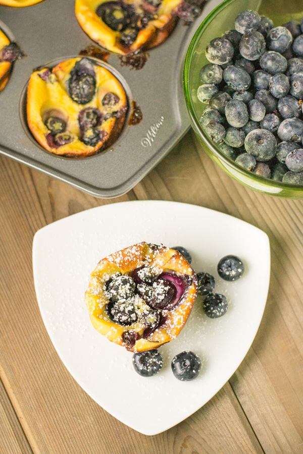 Mini Blueberry Dutch Babies