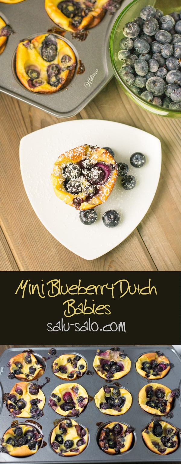 Mini Blueberry Dutch Babies