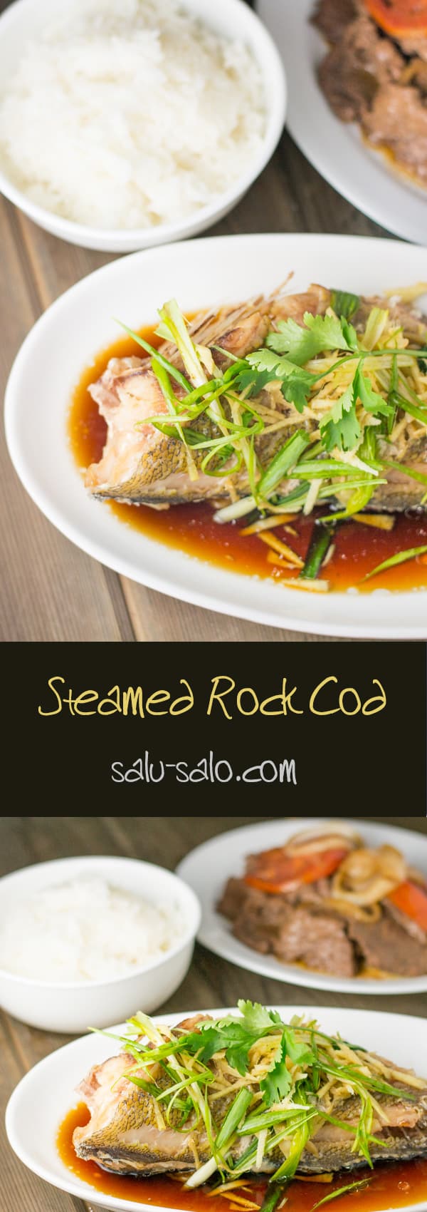 Steamed Rock Cod