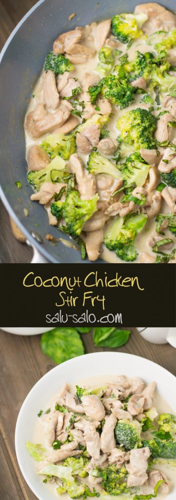 Coconut Chicken Stir Fry - Salu Salo Recipes