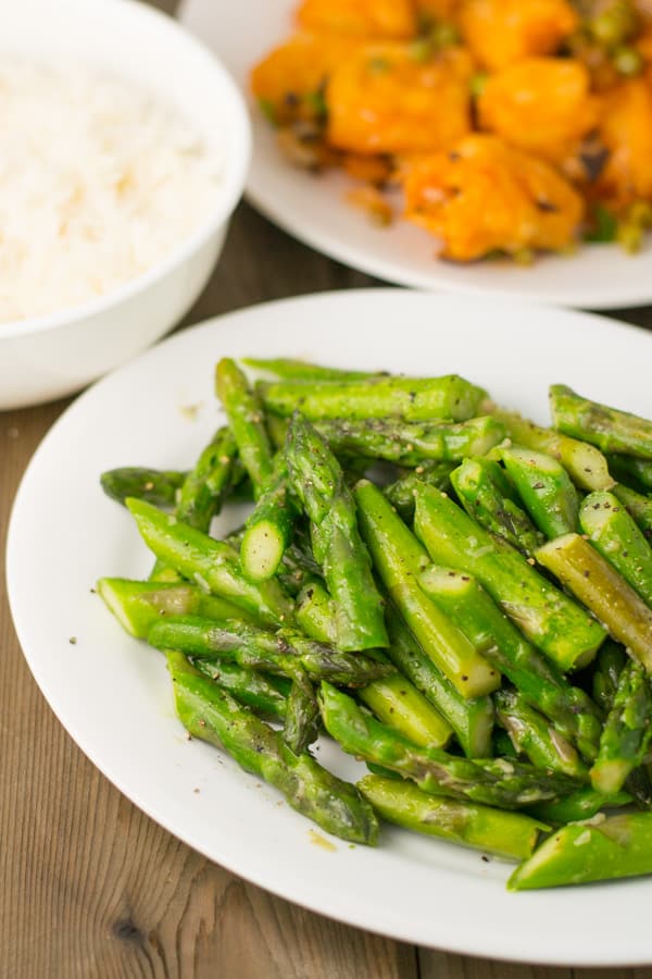 Sauteed Garlic Asparagus