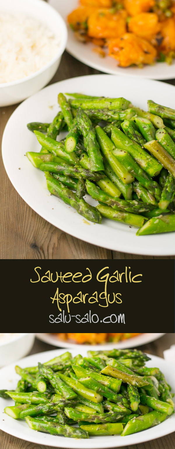 Sauteed Garlic Asparagus