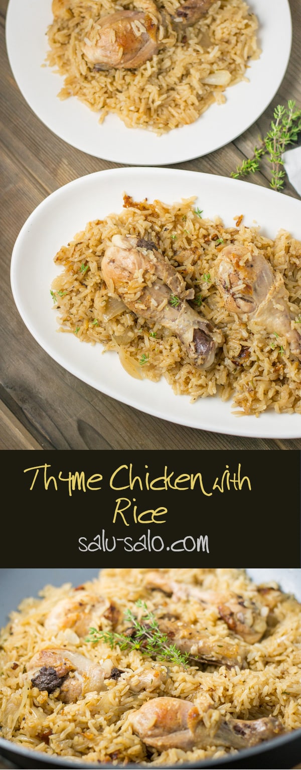 Thyme Chicken with Rice