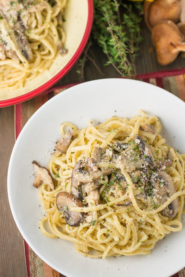 Mushroom Linguine