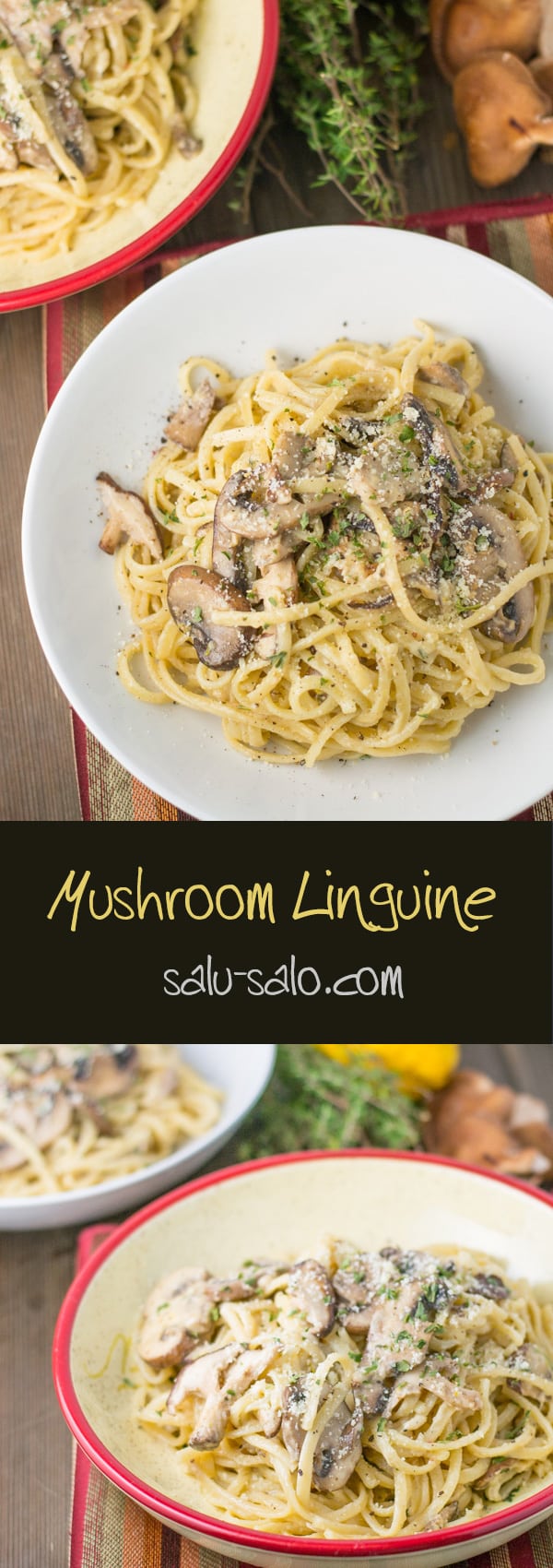 Mushroom Linguine