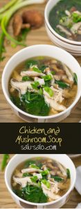 Chicken and Mushroom Soup - Salu Salo Recipes