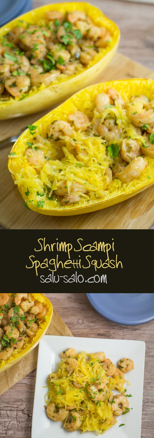 Shrimp Scampi Spaghetti Squash