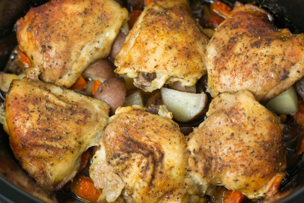 Slow Cooker Herb Chicken