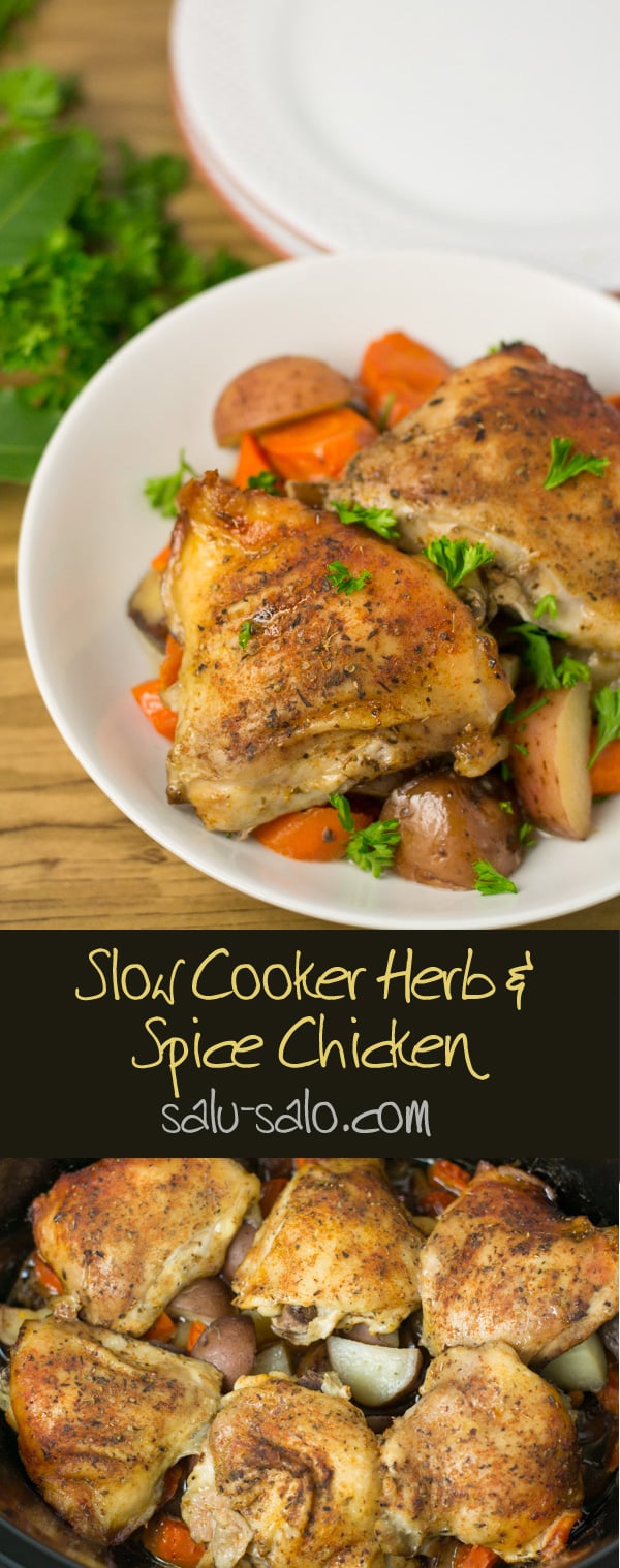 Slow Cooker Herb Chicken