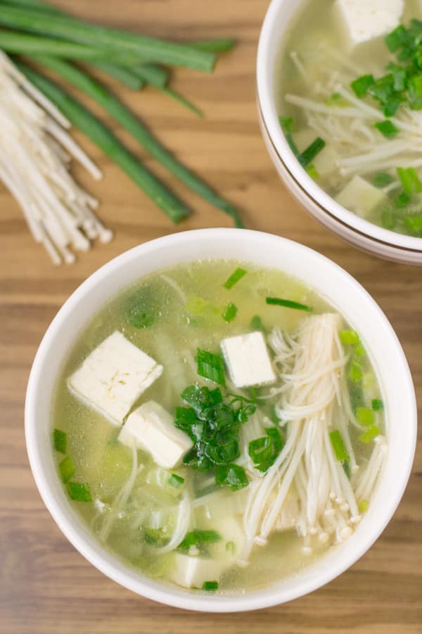 Vegetable Tofu Soup