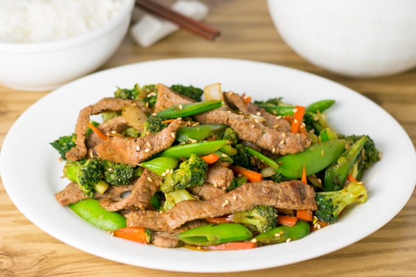 Mongolian Beef and Vegetables