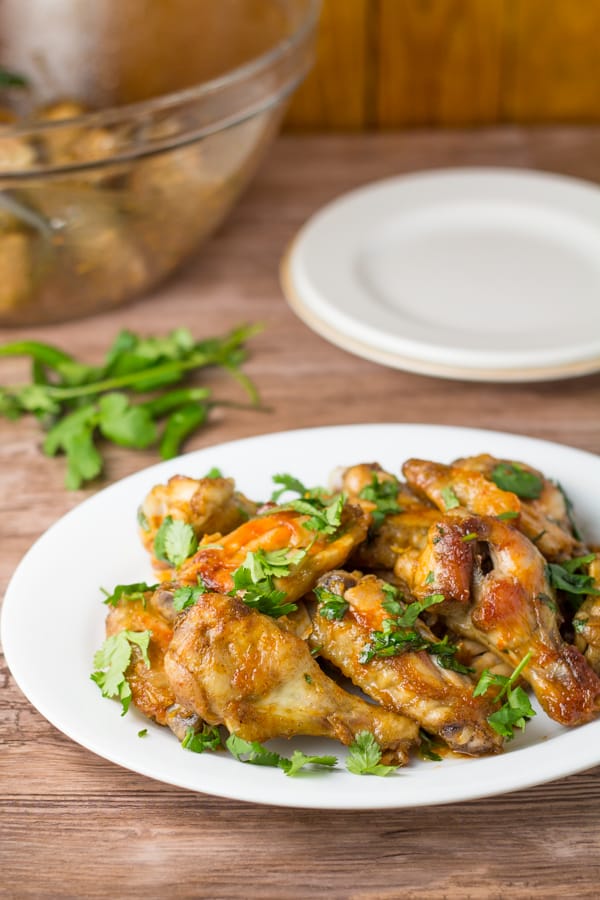 Baked Sriracha Chicken Wings