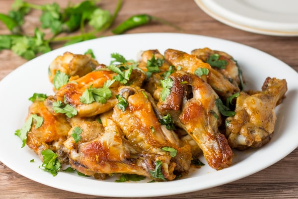 Baked Sriracha Chicken Wings