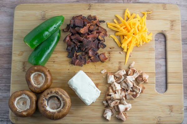 Jalapeno Stuffed Mushrooms