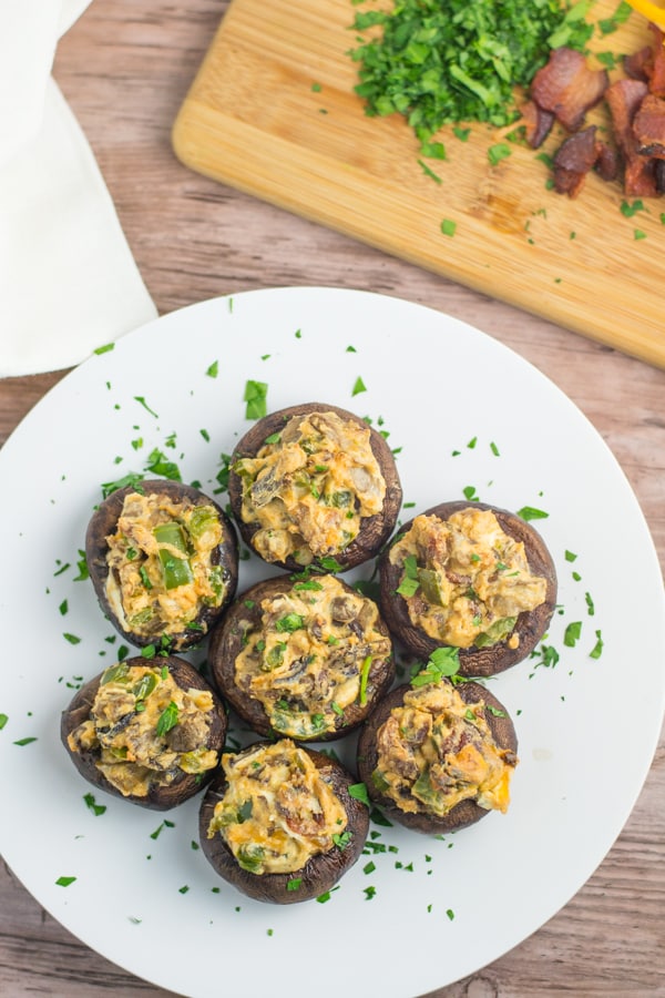 Jalapeno Stuffed Mushrooms