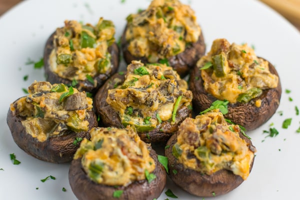 Jalapeno Stuffed Mushrooms