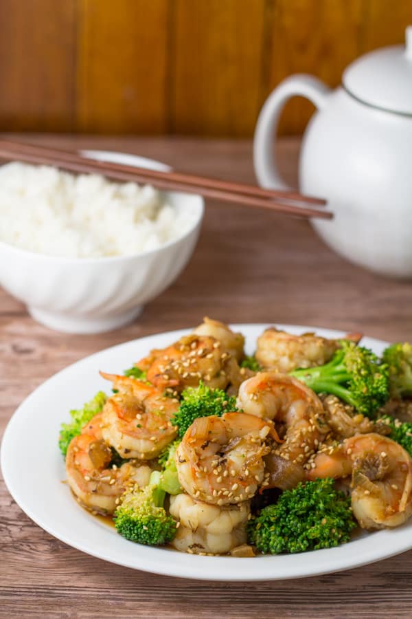 Garlic Shrimp with Broccoli