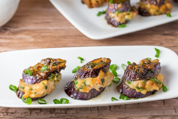 Shrimp Stuffed Eggplant