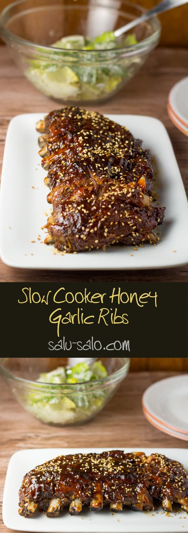 Slow Cooker Honey Garlic Ribs