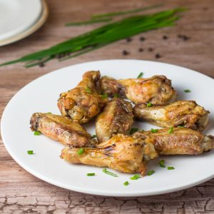 Crispy Baked Salt and Pepper Chicken Wings