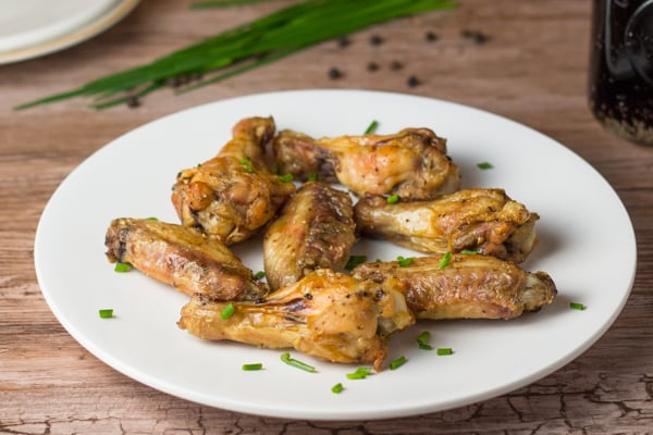 Crispy Baked Salt and Pepper Chicken Wings