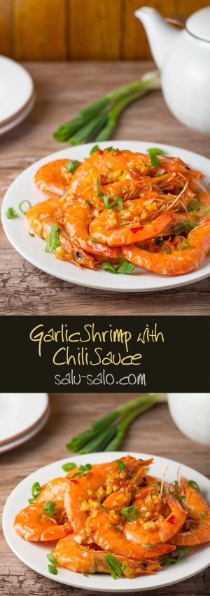 Garlic Shrimp with Chili Sauce - Salu Salo Recipes
