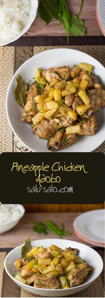 Pineapple Chicken Adobo - Salu Salo Recipes