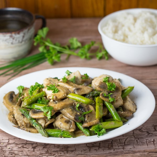 Honey Mustard Chicken and Asparagus Stir Fry Salu Salo Recipes