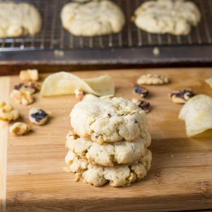 Potato Chip Walnut Cookies