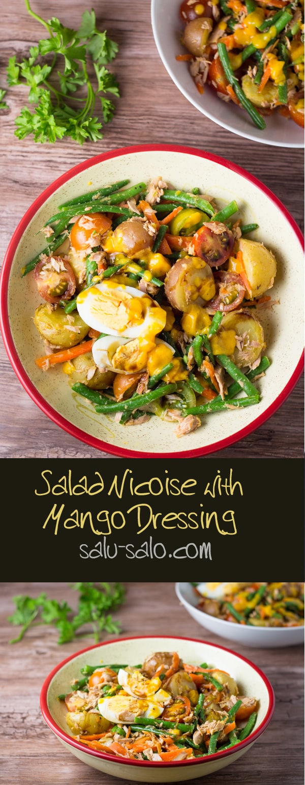 Salad Nicoise with Mango Dressing