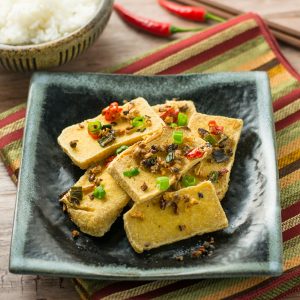 Spicy Fried Tofu