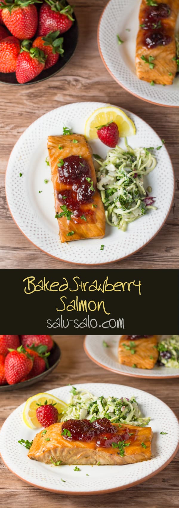 Baked Strawberry Salmon