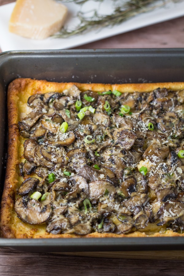 Mushroom Popover Casserole