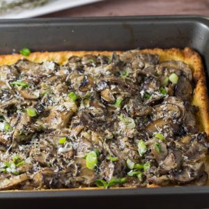 Mushroom Popover Casserole