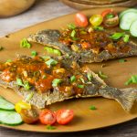 Crispy Fried Sole with Sweet Spicy Sauce