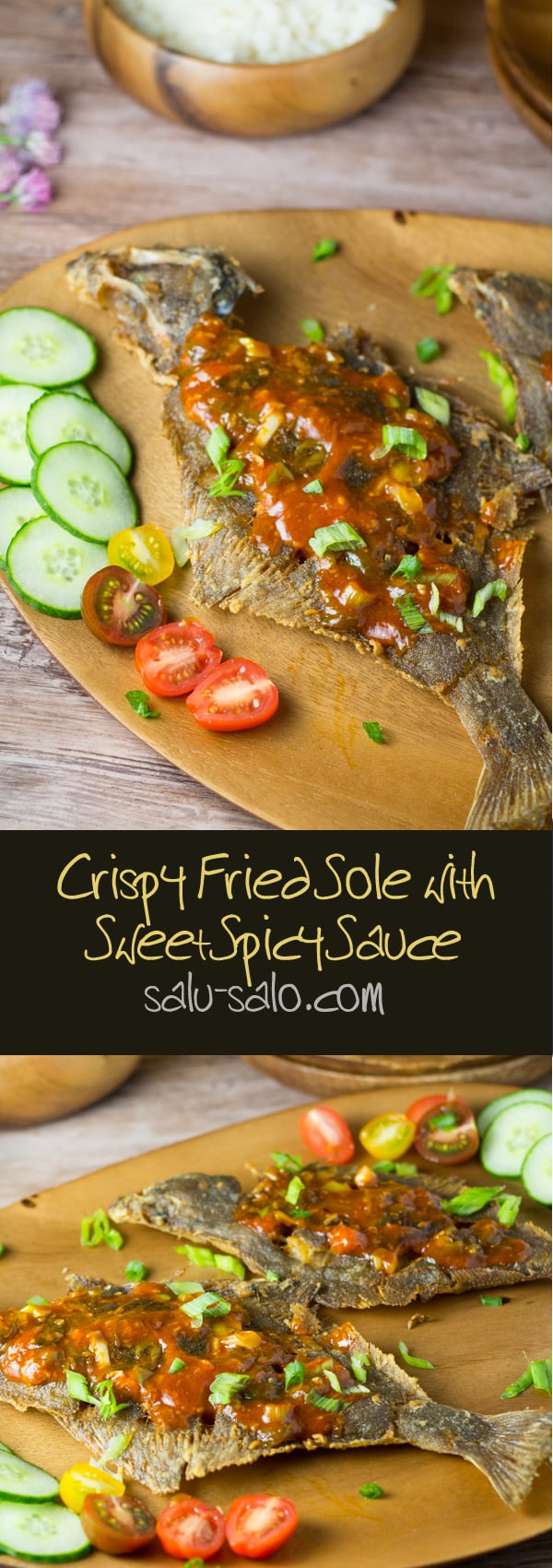 Crispy Fried Sole with Sweet Spicy Sauce