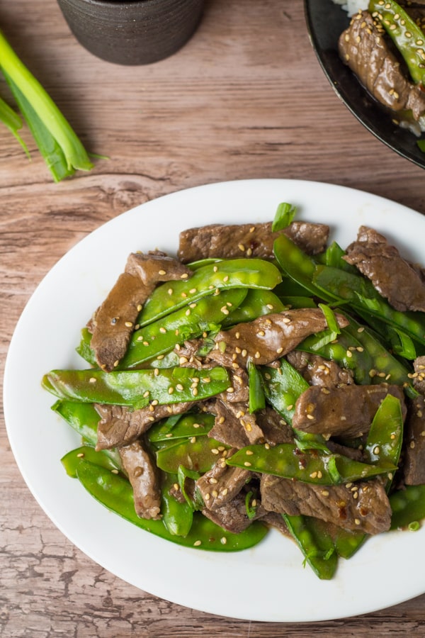 Steak and Snow Peas Stir Fry