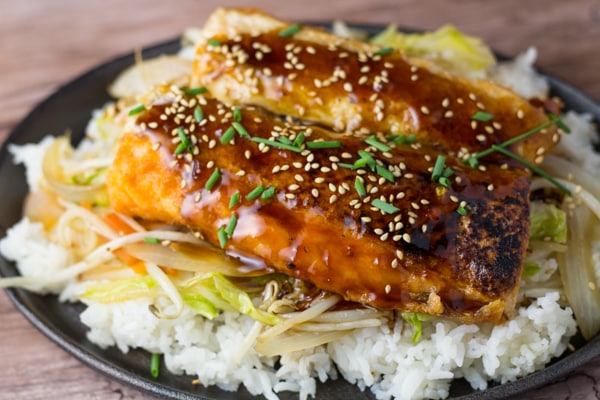 Salmon Belly Teriyaki