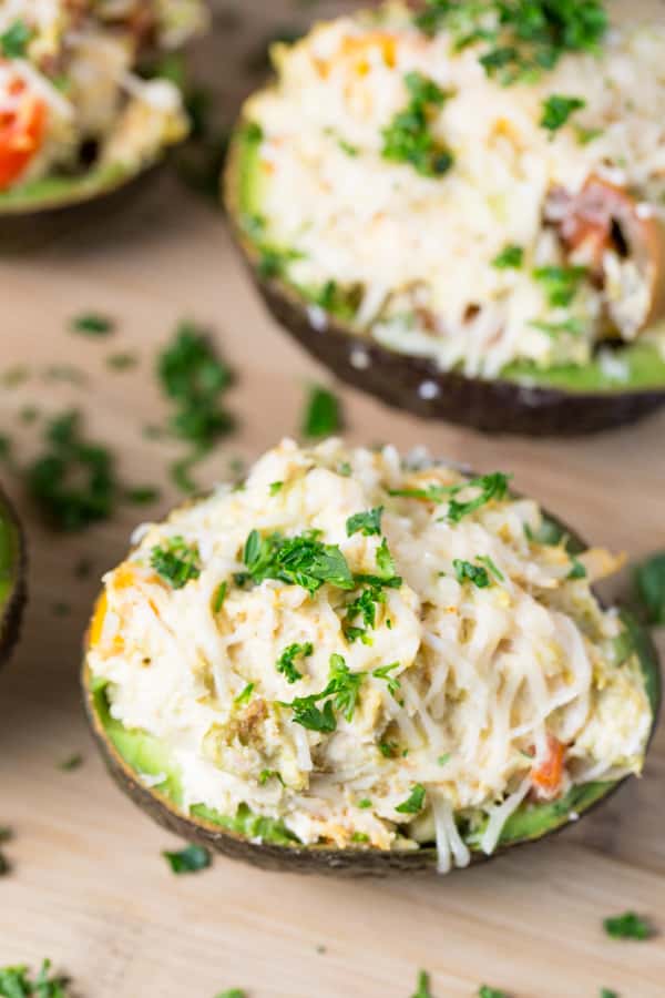 Chicken Stuffed Avocado